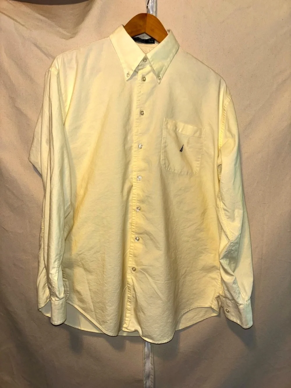 Bundle Two Vintage Men's Oxford Shirts Large Ralph Lauren Nautica Button-down